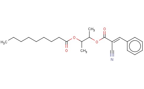 2-((2-CYANO-1-OXO-3-PHENYL-2-PROPENYL)OXY)-1-METHYLPROPYL NONANOATE
